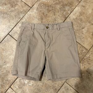 Vineyard Vines Tan Flat Front Shorts